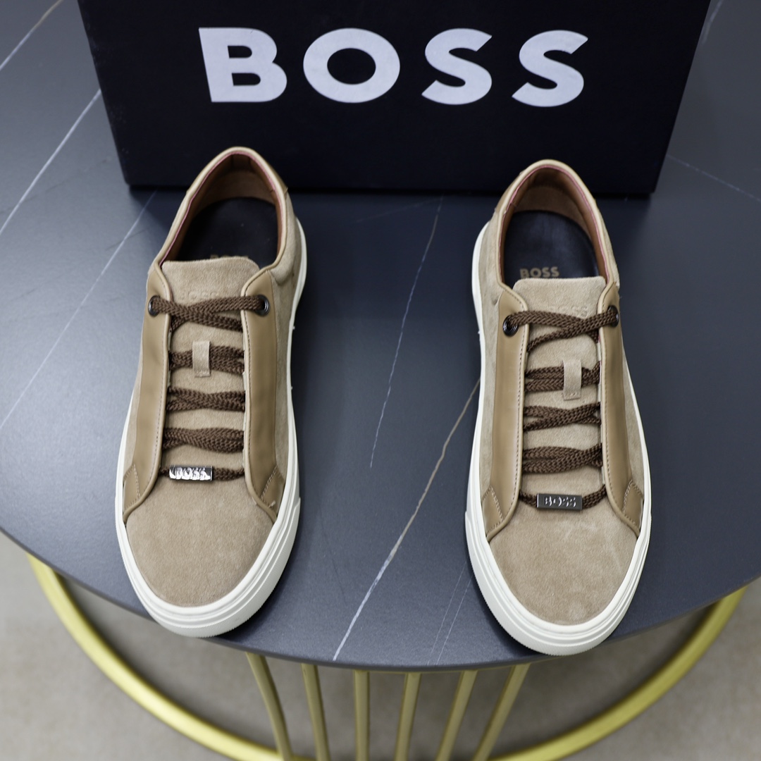 precio de fábrica: top original único BOSS último listado, superficie de cuero de vaca original impo