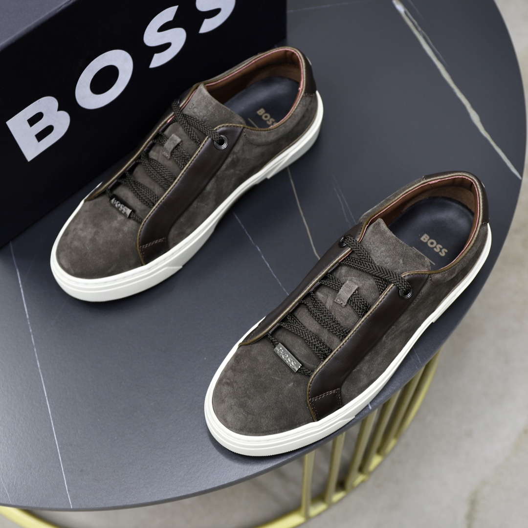 precio de fábrica: top original único BOSS último listado, superficie de cuero de vaca original impo