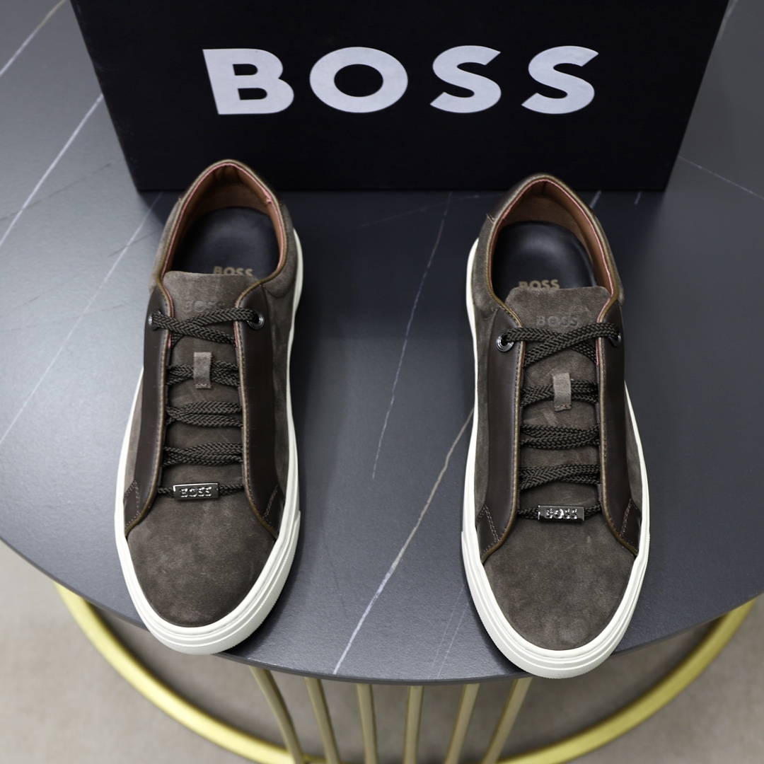 precio de fábrica: top original único BOSS último listado, superficie de cuero de vaca original impo