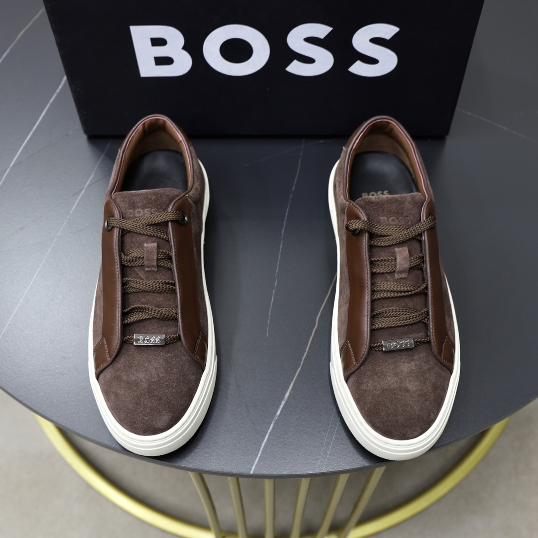 precio de fábrica: top original único BOSS último listado, superficie de cuero de vaca original impo