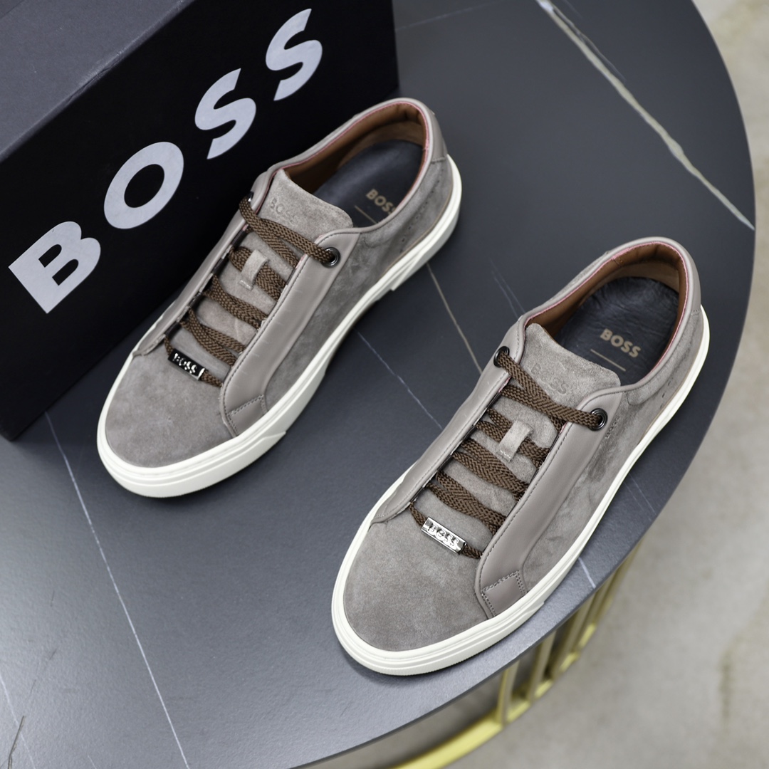 precio de fábrica: top original único BOSS último listado, superficie de cuero de vaca original impo