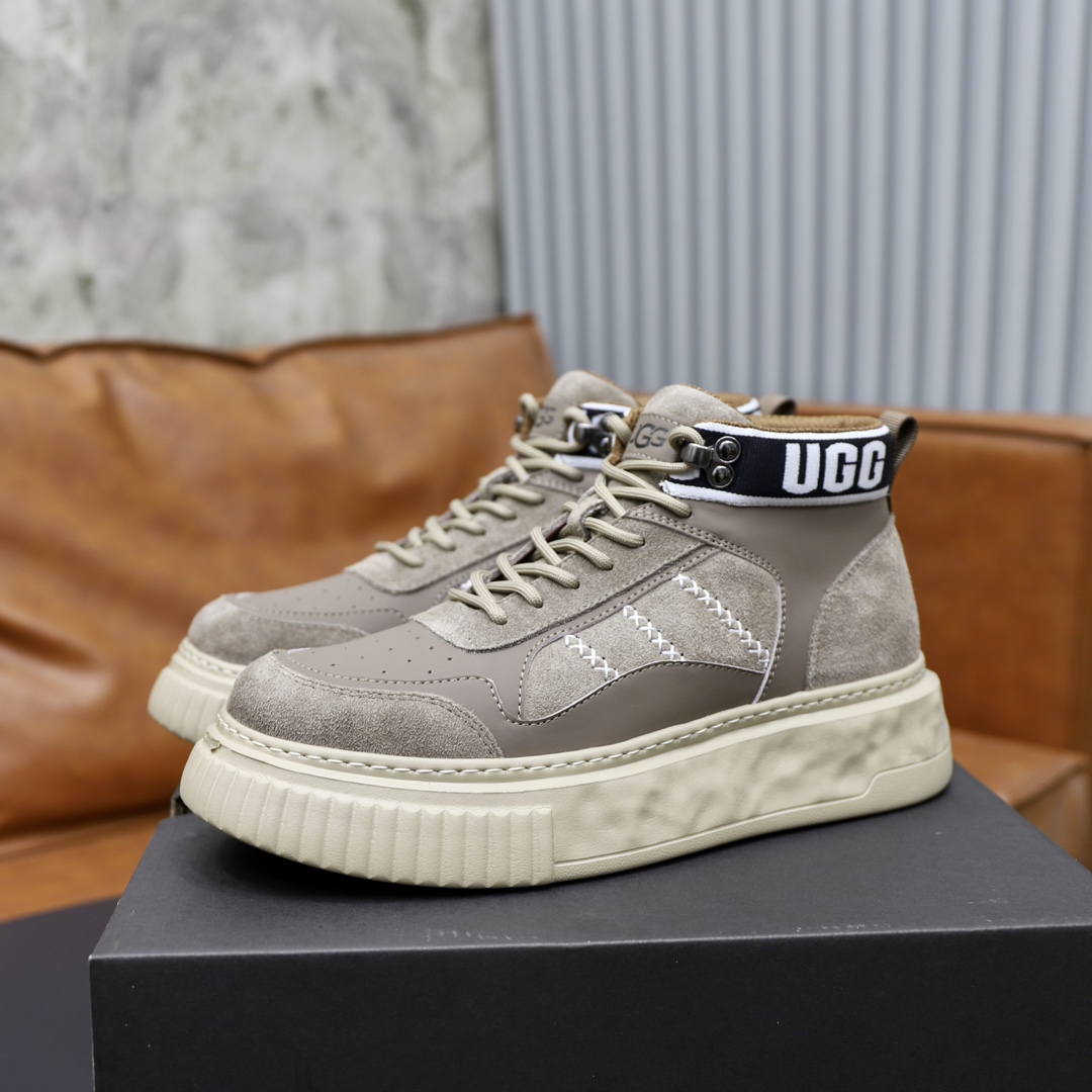 UGG Men's Casual Leather Sneakers - Warm, Comfortable, and Stylish 5 i1728748990 9162 8