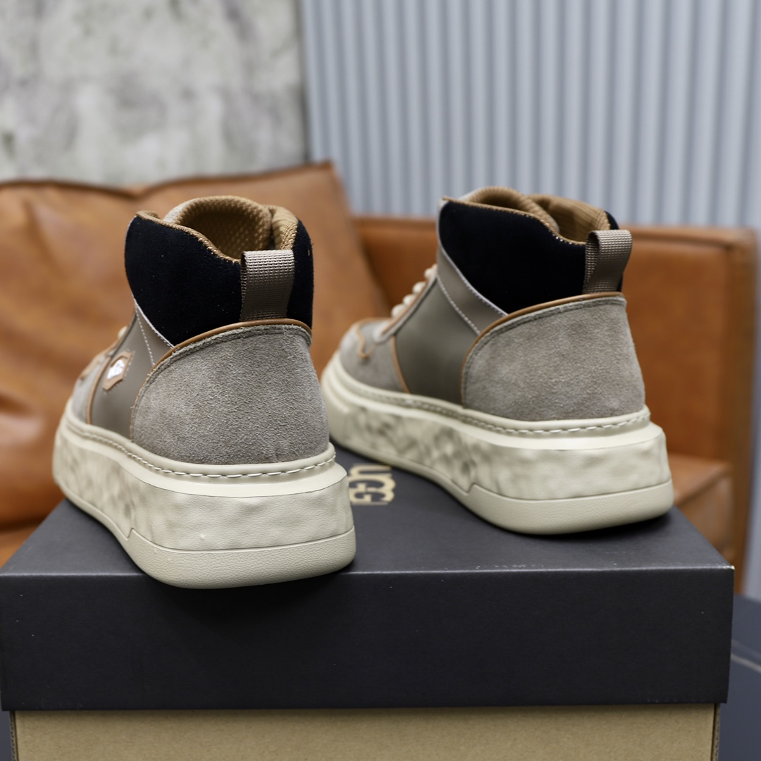 UGG Men's Casual Leather and Wool-Lined High-Top Sneakers, Sizes 39-44 9 i1728749049 6941 2