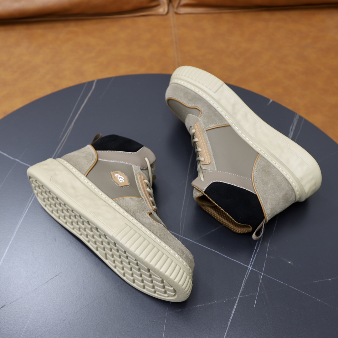 UGG Men's Casual Leather and Wool-Lined High-Top Sneakers, Sizes 39-44 7 i1728749049 7487 8