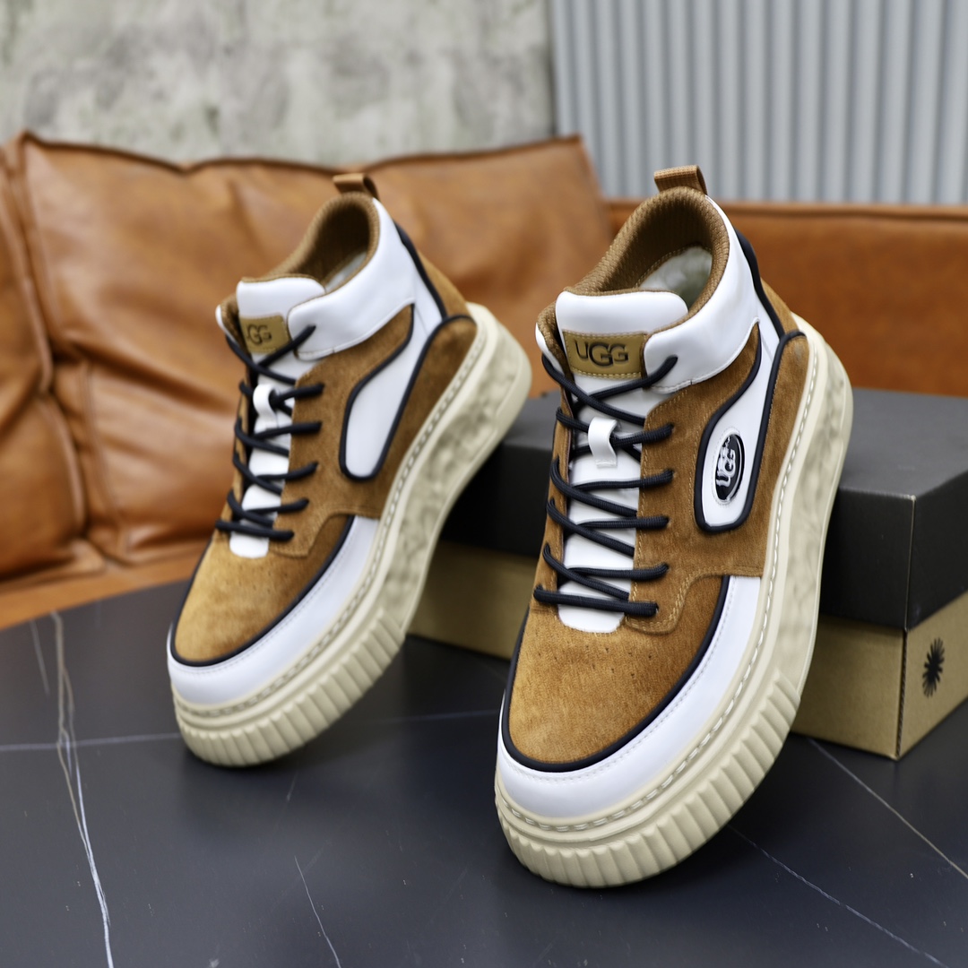 UGG Men's Casual Waterproof Leather and Wool-Lined Sneakers 8 i1728749098 1199 7