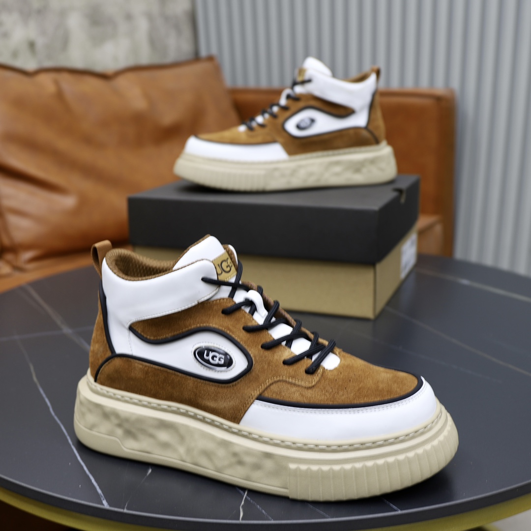 UGG Men's Casual Waterproof Leather and Wool-Lined Sneakers 4 i1728749098 1299 0