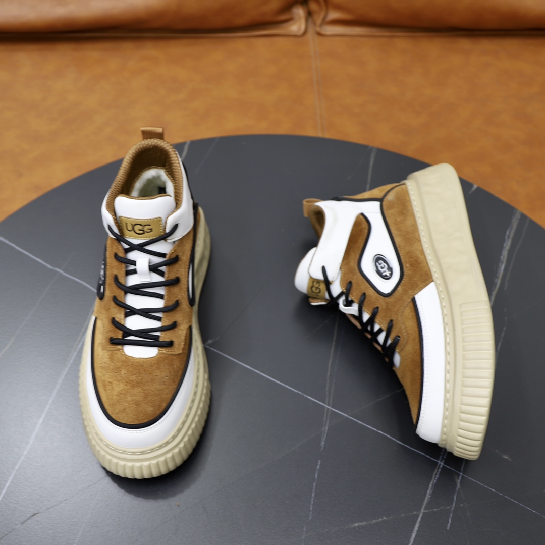 UGG Men's Casual Waterproof Leather and Wool-Lined Sneakers 7 i1728749098 4678 2