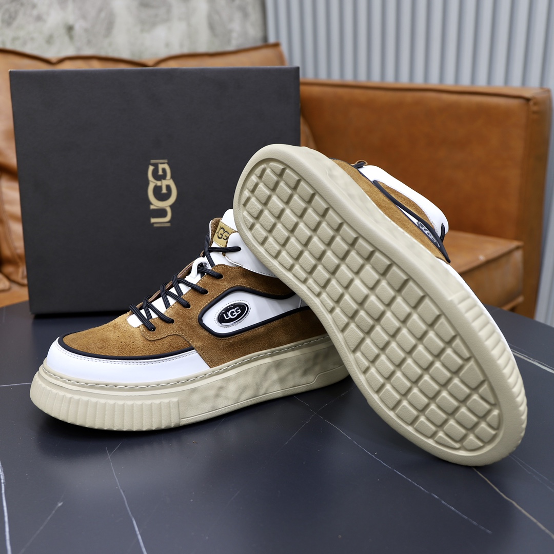 UGG Men's Casual Waterproof Leather and Wool-Lined Sneakers 10 i1728749098 5063 8