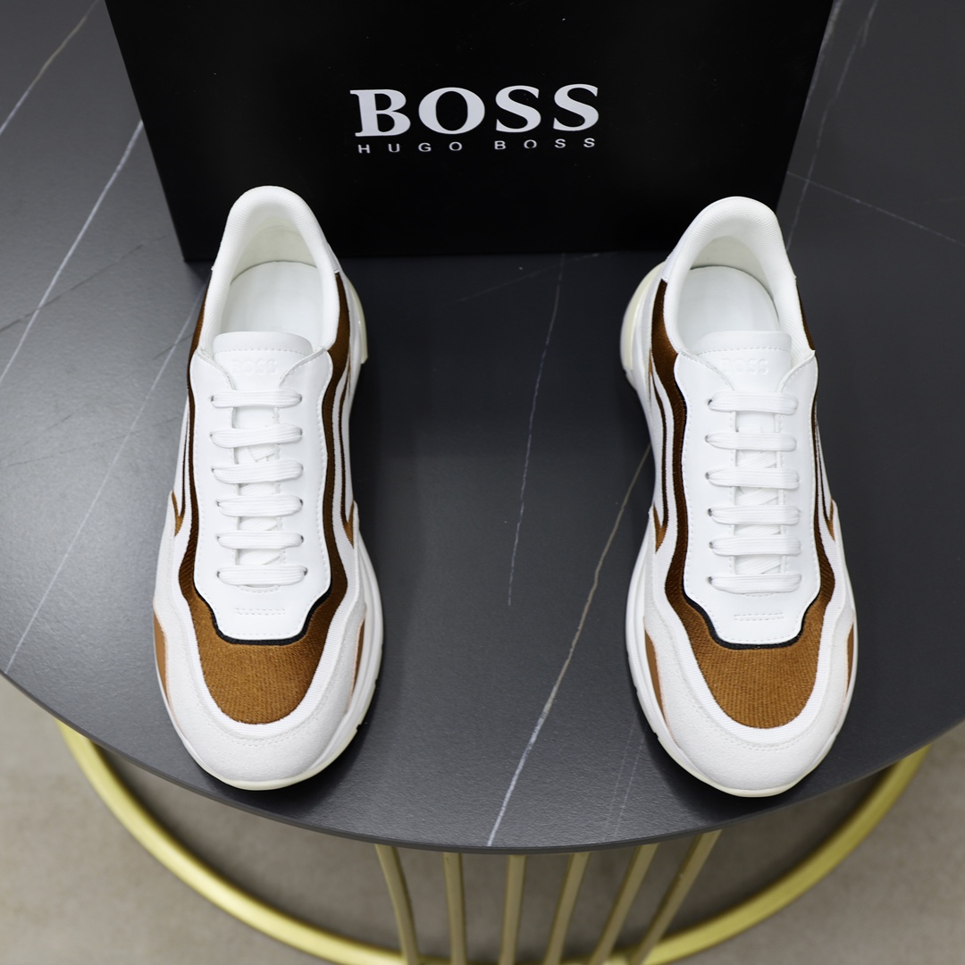 NO:283378,Top original single boss, the latest on-sale, imported original cowhide surface, high-end original pattern. High-end 1:1 mold opening customization, original large bottom, lighter and non-slip. Fashionable and trendy, versatile and hot style. Exudes a fashionable and casual atmosphere, and fashion is right under your feet. Number of 38-45, cowhide19860909顶级原单BOSS 最新上市、进口原版牛皮面、高级原版图案.高端1:1开模定制,原版大底,更轻便,防滑.时尚主打潮流,百搭爆款.散发时尚休闲气息,时尚就在脚下.码数38-45,,cowhide,Men's shoes