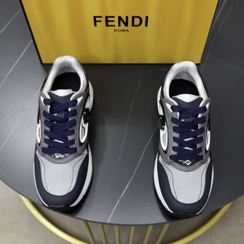 Fendi Men's Nappa Leather and Canvas Casual Sneakers - Stylish & Comfortable 1 Fendi Men's Nappa Leather and Canvas Casual Sneakers - Stylish & Comfortable