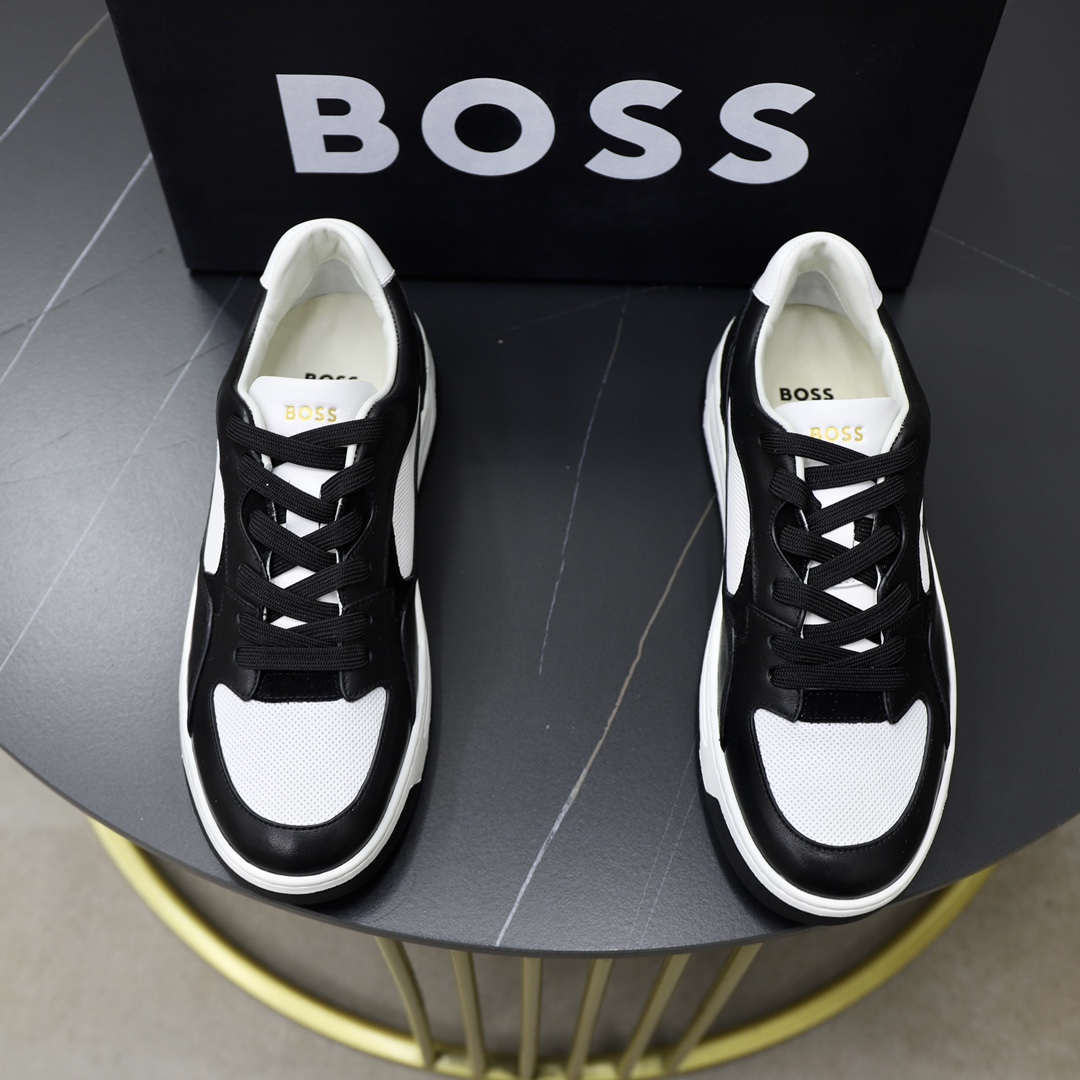 precio de fábrica: top original único BOSS último listado, superficie de cuero de vaca original impo