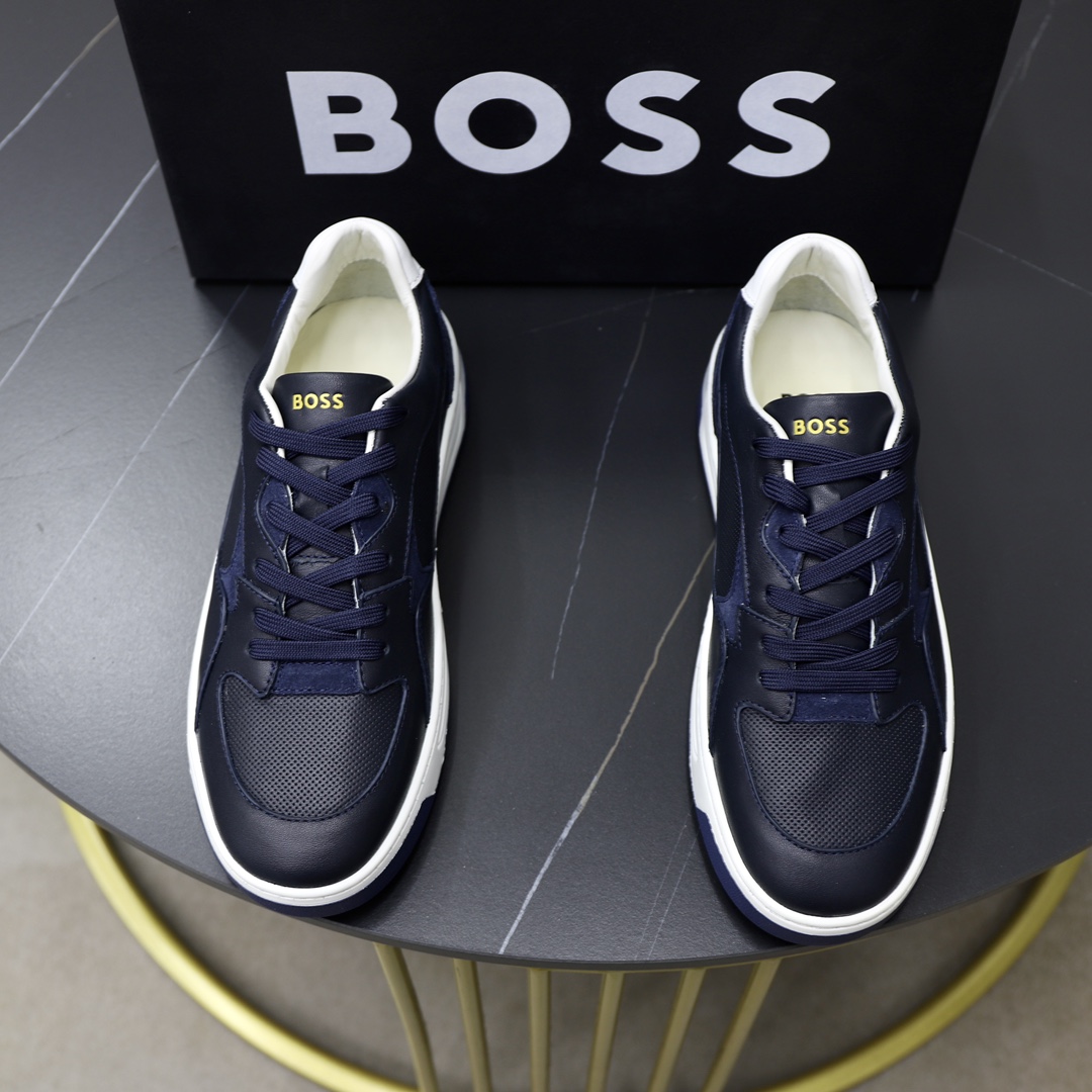 precio de fábrica: top original único BOSS último listado, superficie de cuero de vaca original impo