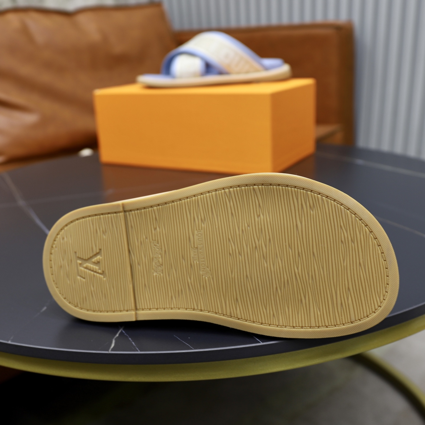 Louis Vuitton Embossed Cross Strap Slides Sandals,Designer Sandals For Women 10 i1740240388752 648 0 8