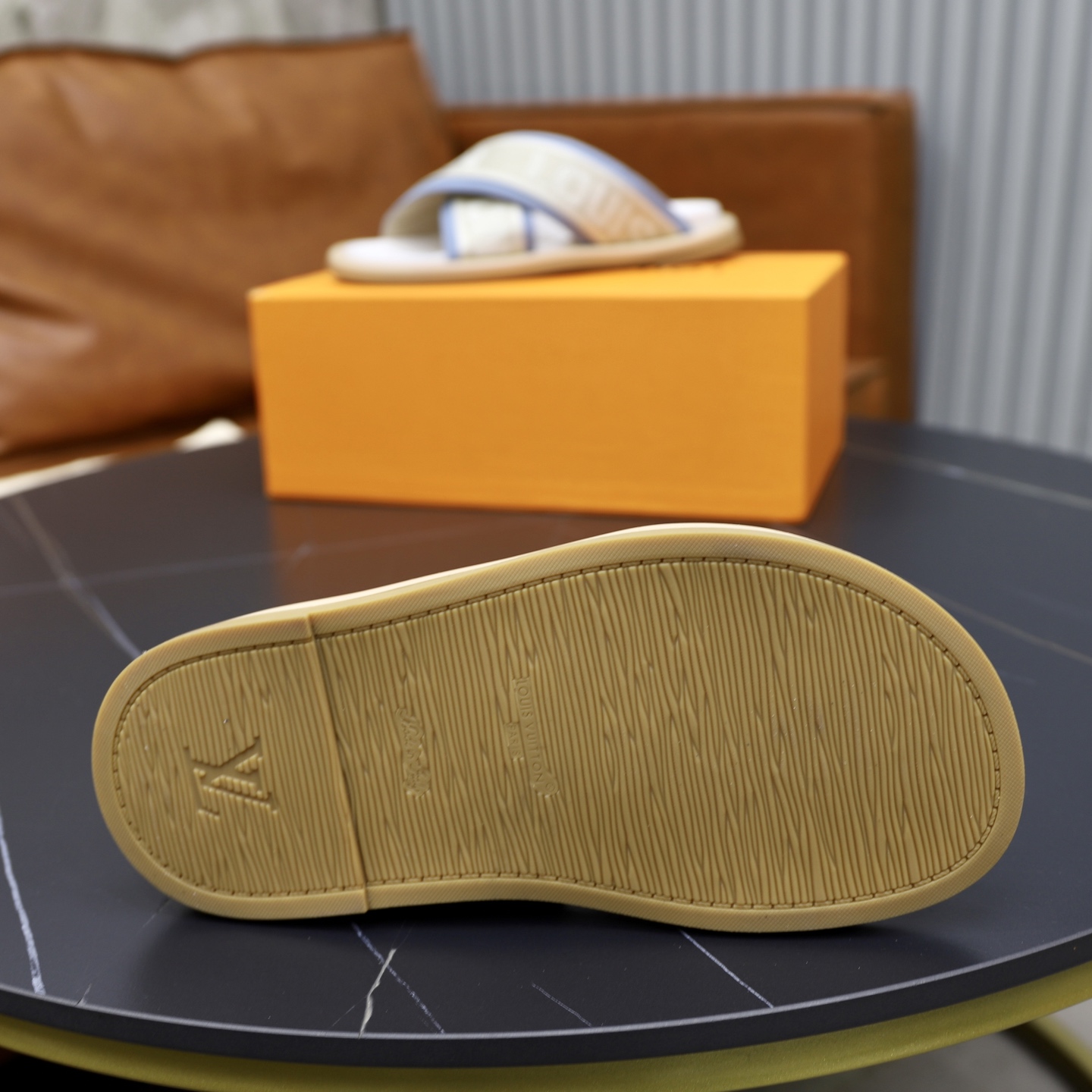 Louis Vuitton Embossed Slides, Designer Inspired, Couple Style Summer Sandals 10 i1740240659046 2291 0 8