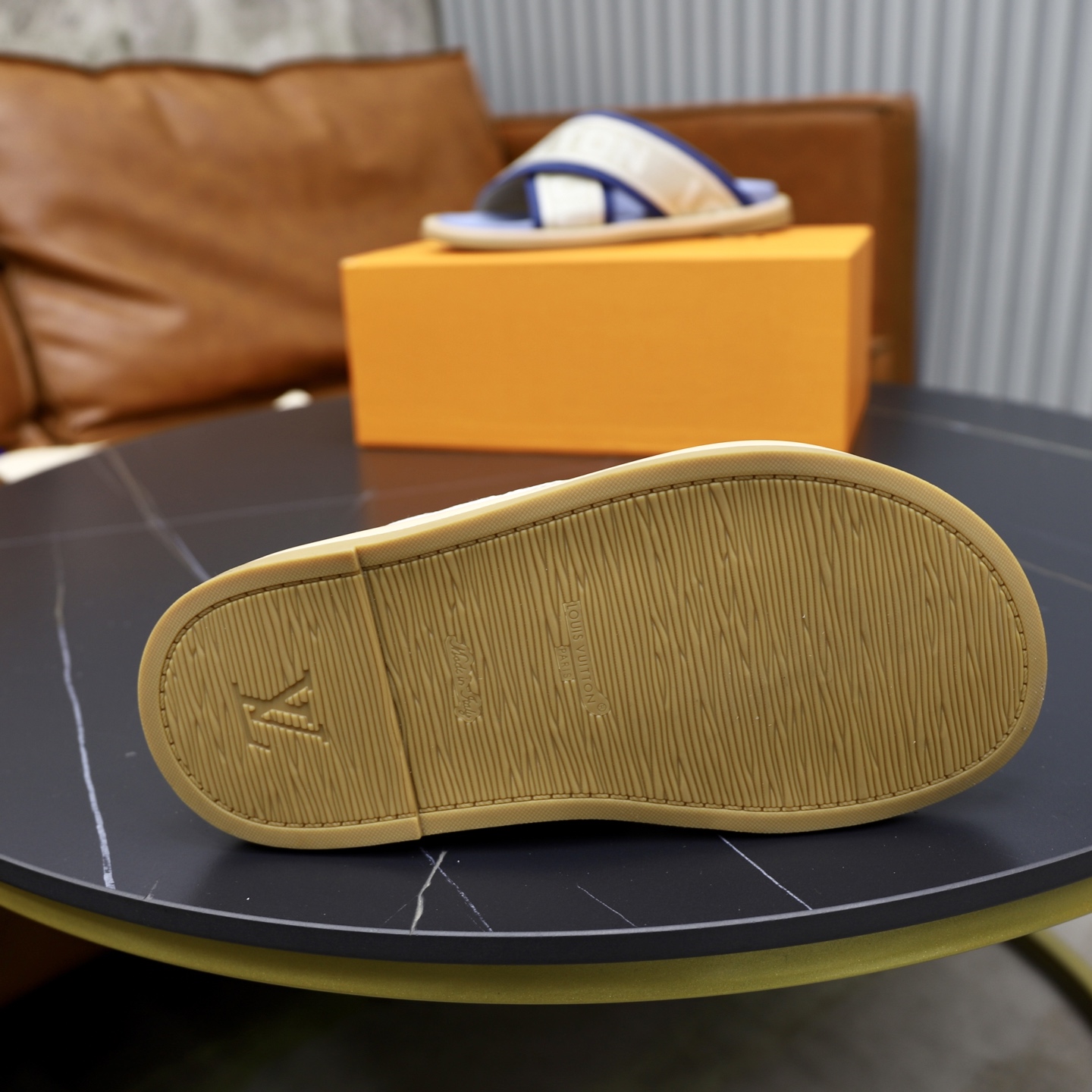 Louis Vuitton Women's Denim and Jacquard Flat Mule Sandals - Stylish Comfort 10 i1740240746187 6929 0 8