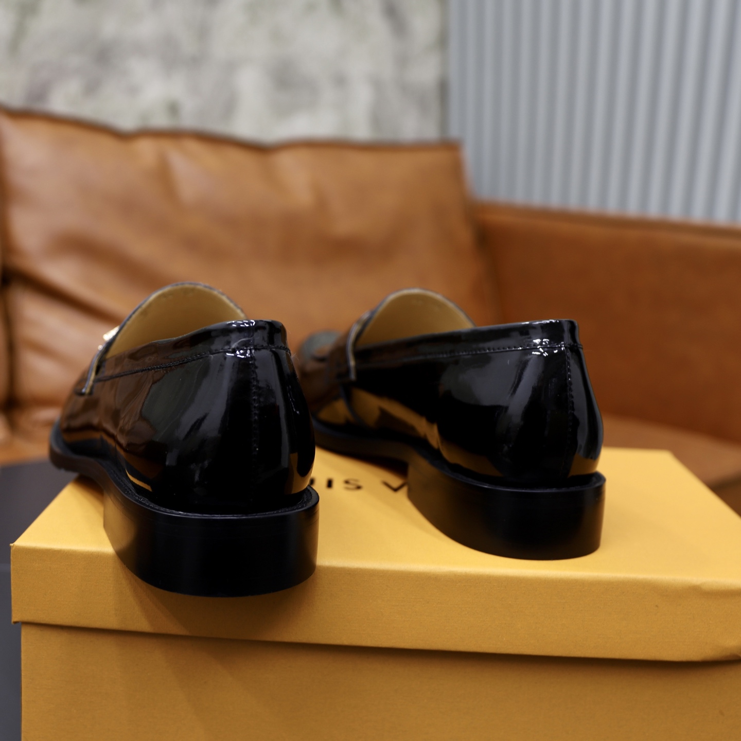 Louis Vuitton Black Leather Classic Loafers for Men, Sizes 38-44 6 i1741191130865 7417 0 4