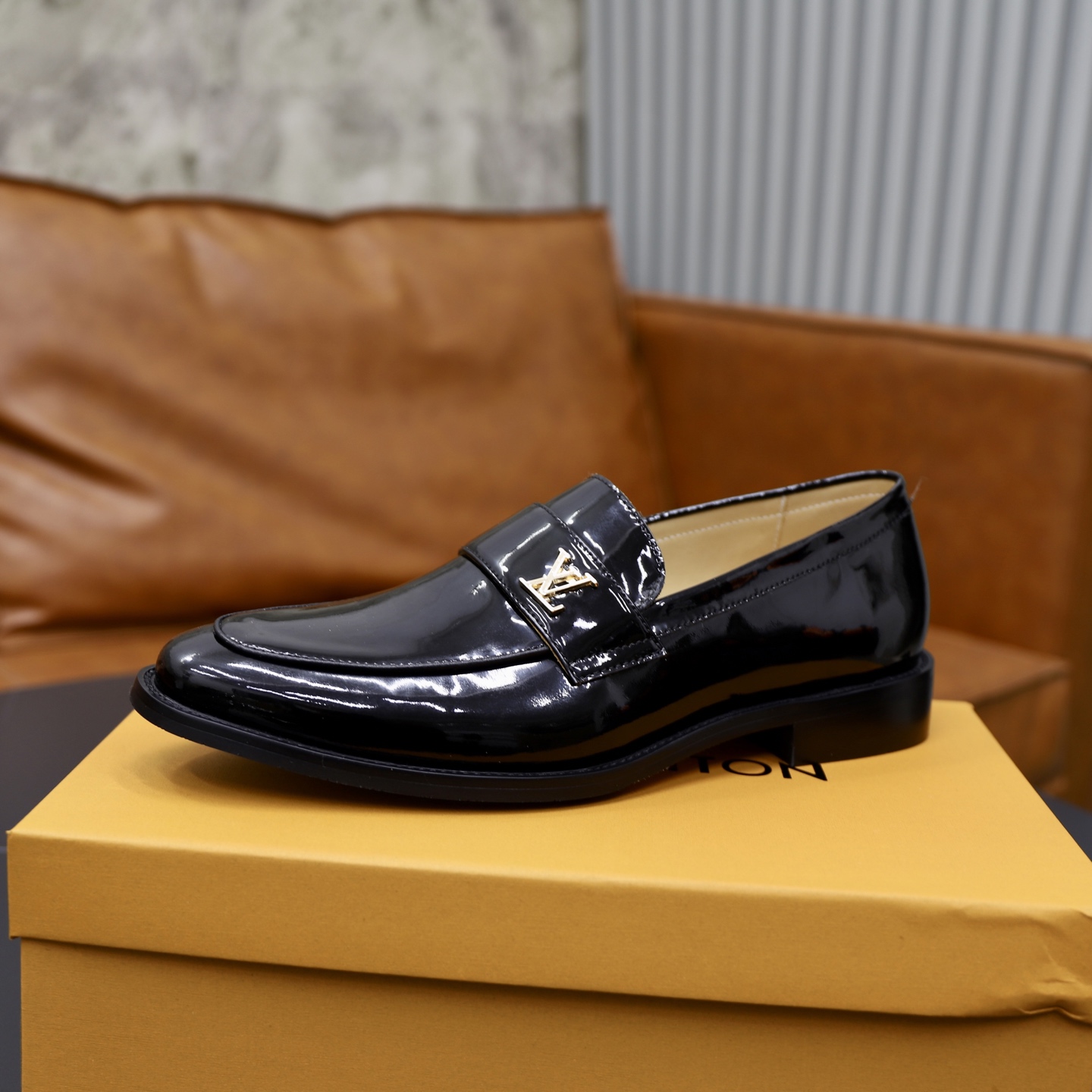 Louis Vuitton Black Leather Classic Loafers for Men, Sizes 38-44 5 i1741191132807 8995 0 3