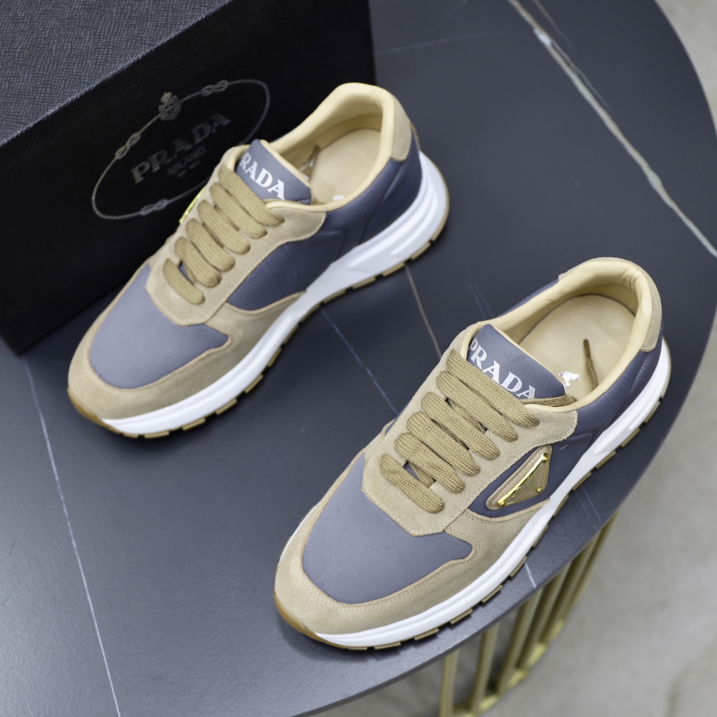 Prada Men's Fashion Sneakers Premium Leather, Comfortable & Durable Shoes 3 i1741536895480 3595 0 1