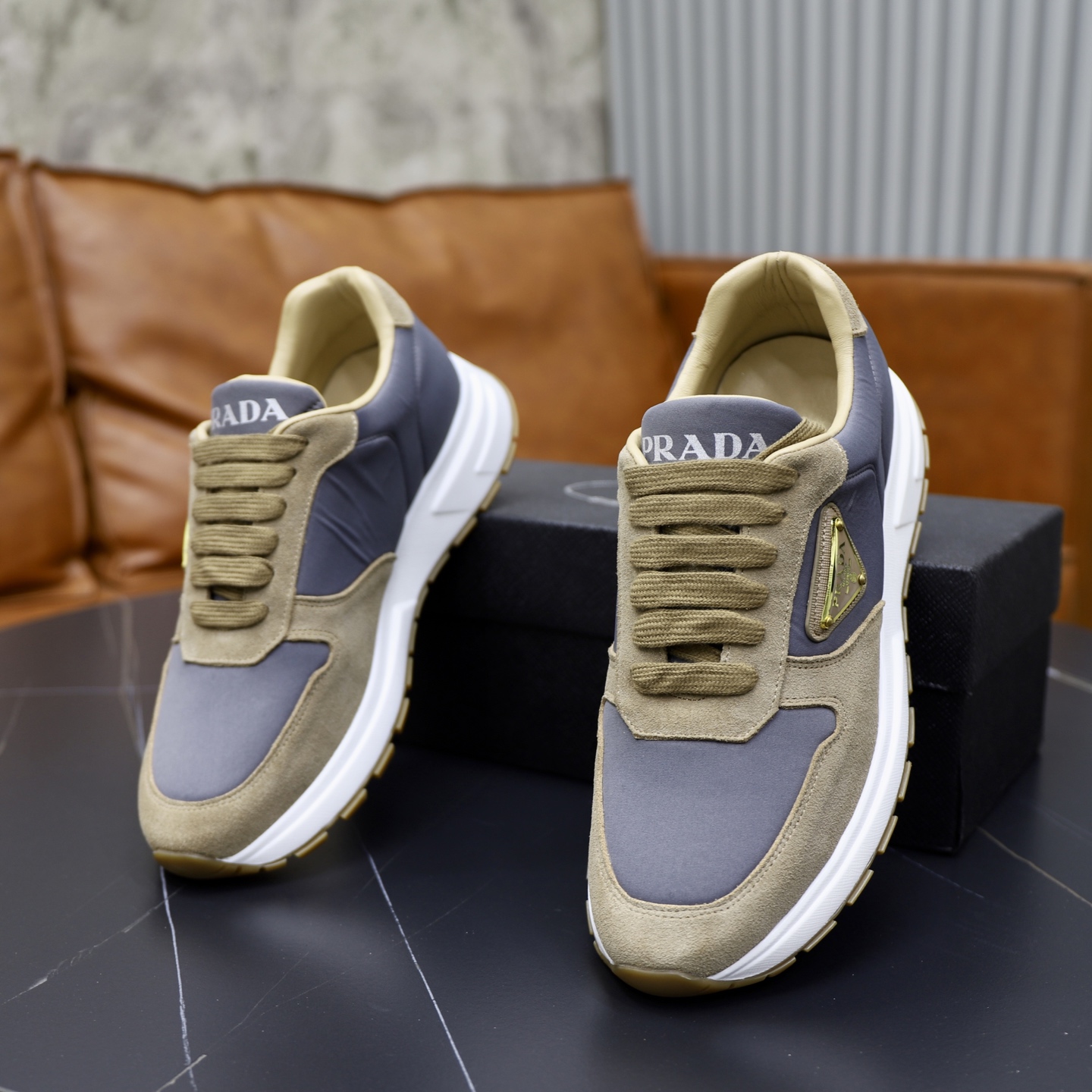 Prada Men's Fashion Sneakers Premium Leather, Comfortable & Durable Shoes 7 i1741536898220 9142 0 5