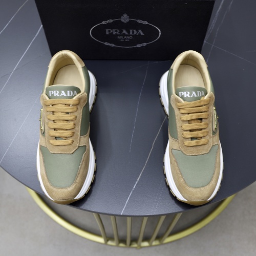 Prada Men's Fashion Casual Sneakers: Original Leather, Comfortable and Durable 10 Prada Men's Fashion Casual Sneakers: Original Leather, Comfortable and Durable