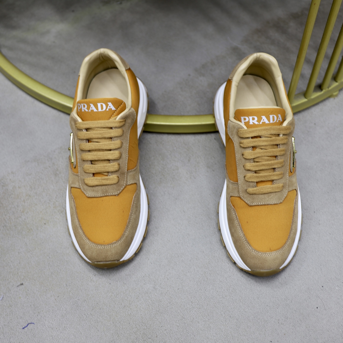 Prada Men's Fashion Sneakers in Brown Leather – Sizes 38-44 Available 4 i1741536945234 2477 0 2