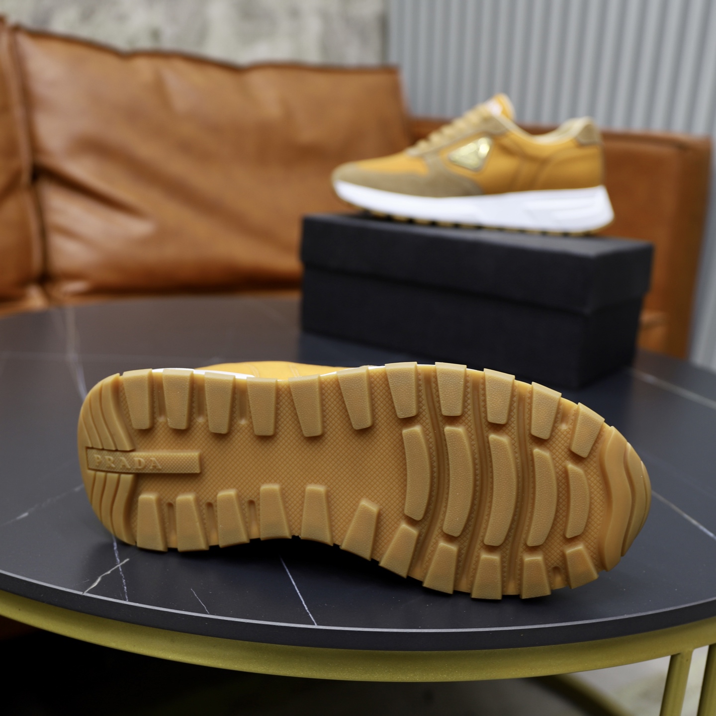 Prada Men's Fashion Sneakers in Brown Leather – Sizes 38-44 Available 10 i1741536945258 1112 0 8