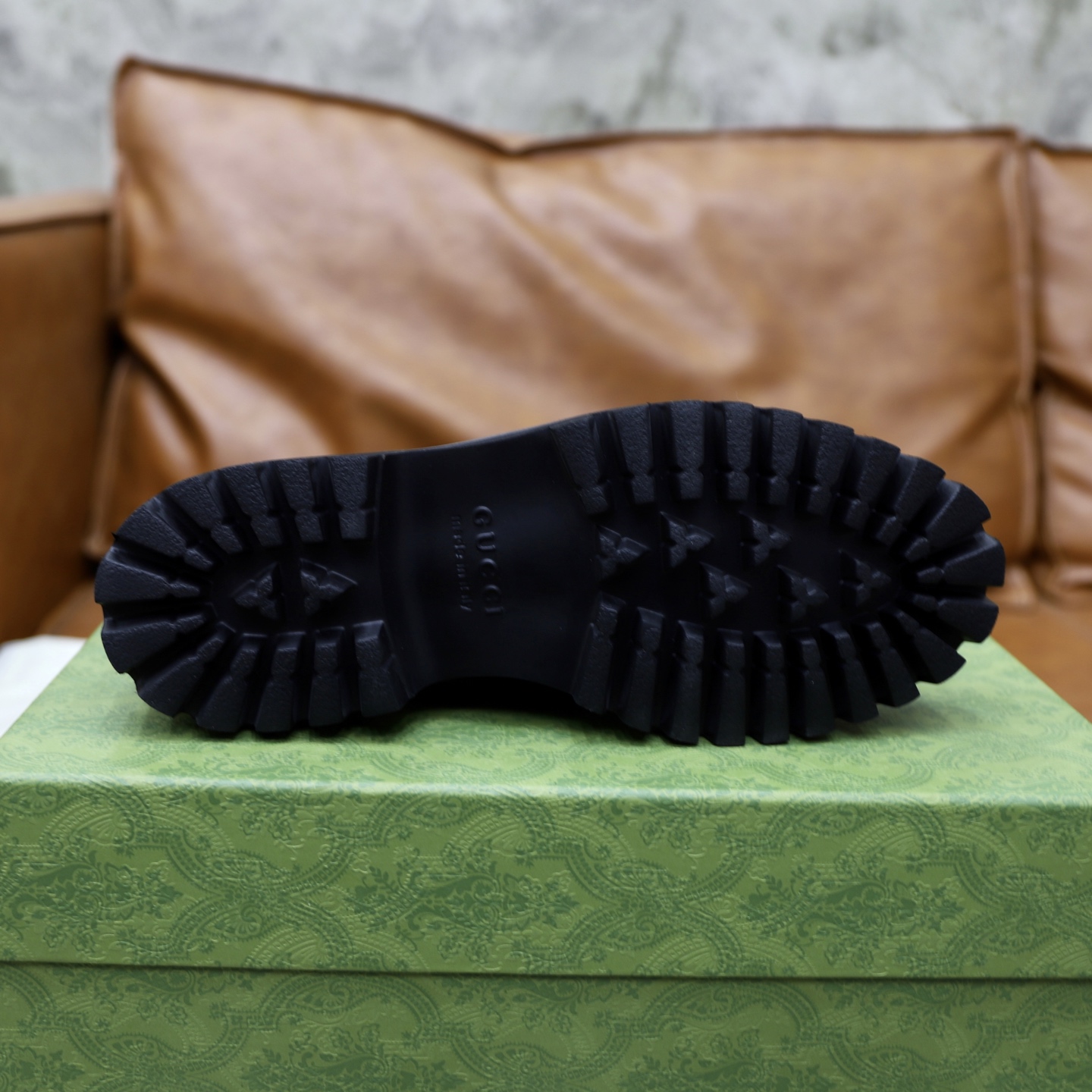 Gucci Men's Black Leather Loafers with Chain G Buckle Detail, Size 39-44 9 i1742574857271 2271 0 7