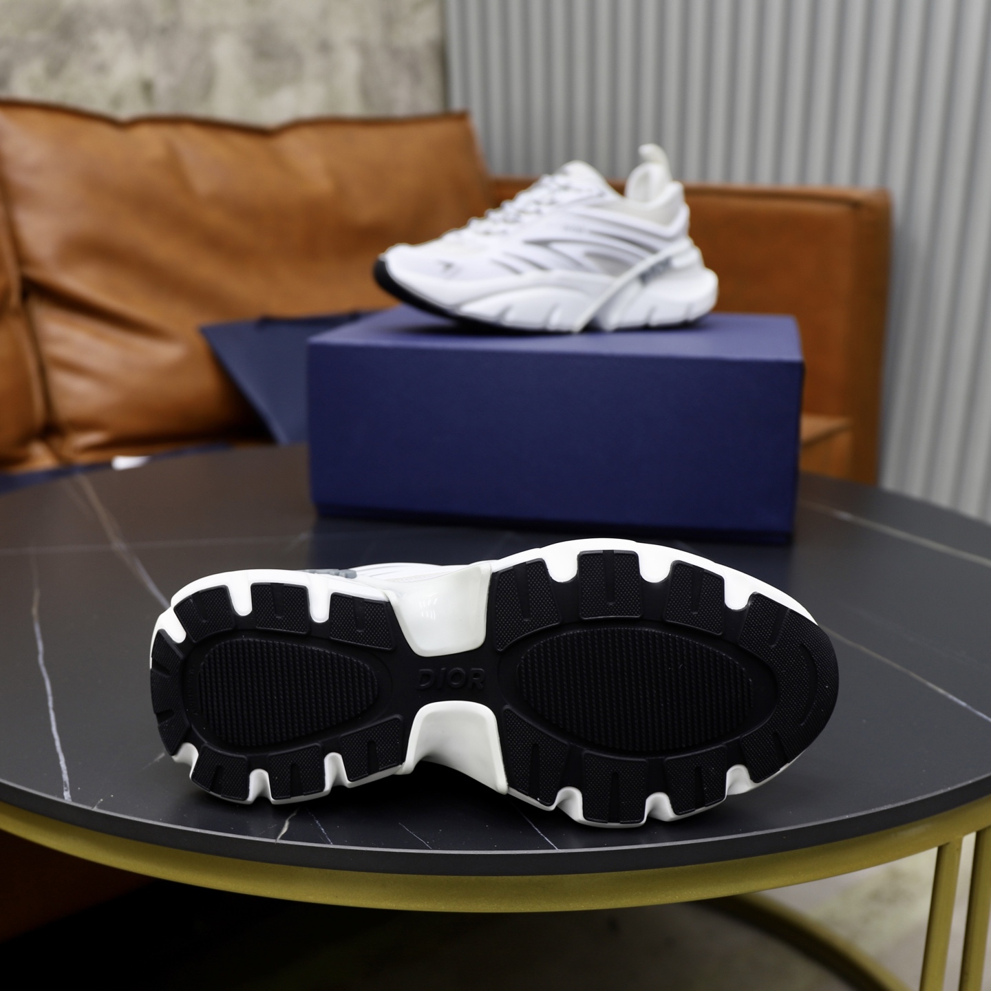 Dior B44 Blade White Leather Chunky Sneakers, Luxurious and Fashionable 10 i1743610528386 4378 0 8