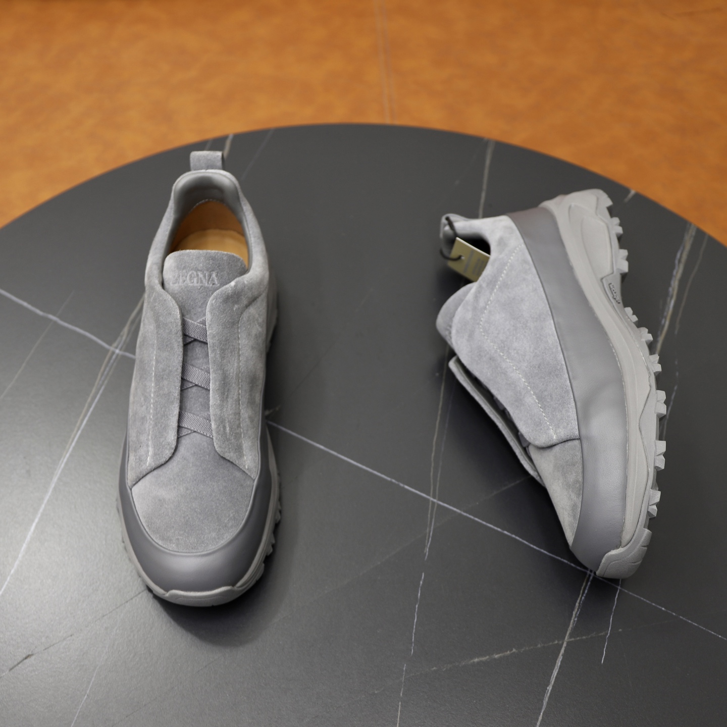 Zegna Triple Stitch Monte Luxury Sneakers - Hand-Stitched Leather, Gray 8 i1743869064628 5011 0 6