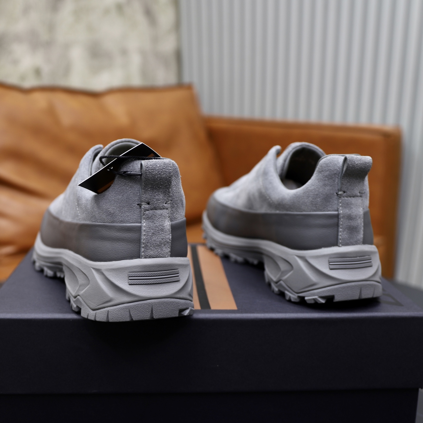 Zegna Triple Stitch Monte Luxury Sneakers - Hand-Stitched Leather, Gray 6 i1743869066155 4234 0 4