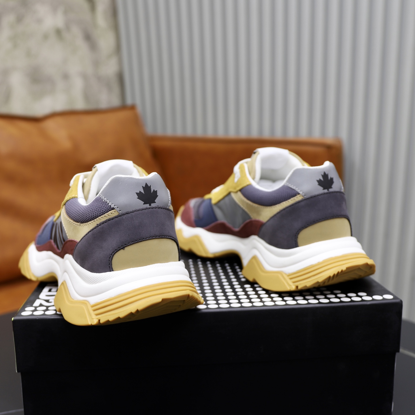 Dsquared2 Men's Chunky Sole Sneakers - Premium Leather, Stylish, and Comfortable 6 i1743955651068 1713 0 4