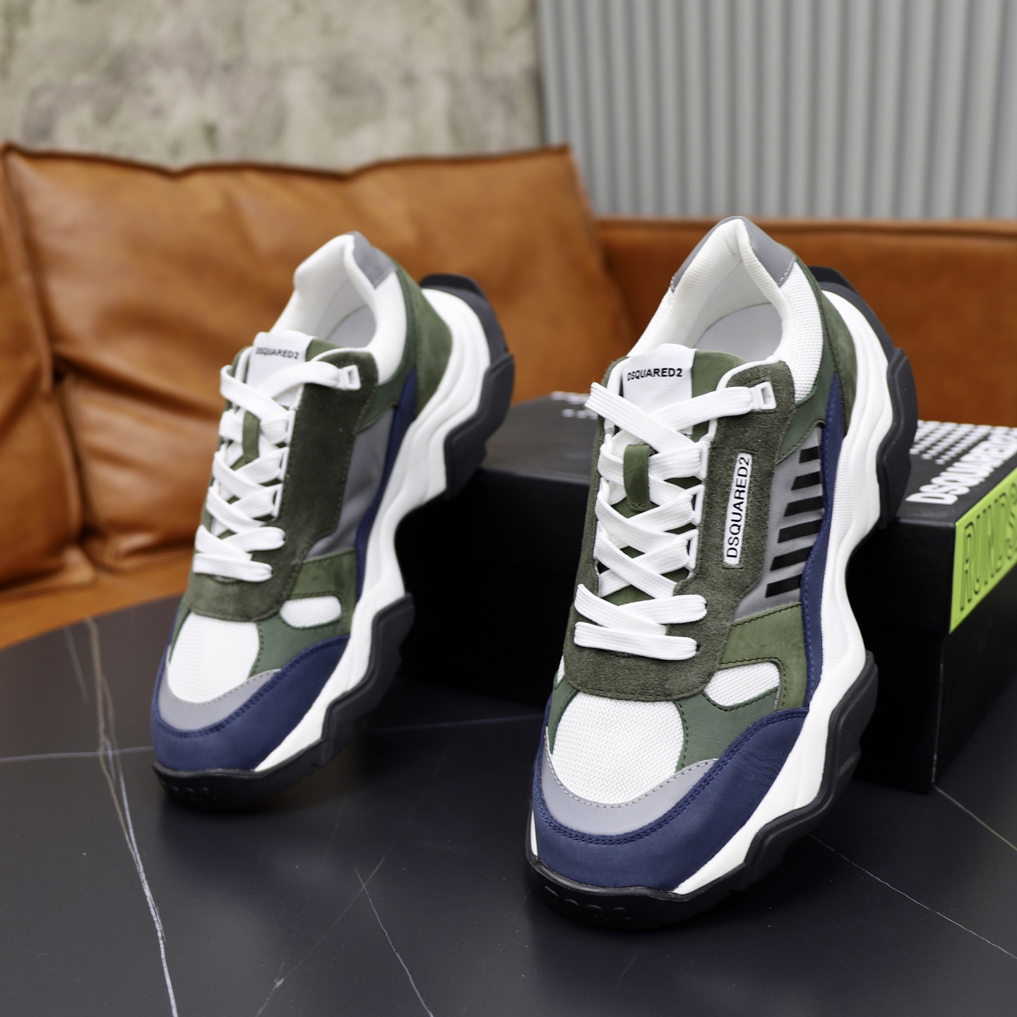 Dsquared2 Men's Fashion Sneakers, Premium Leather, Stylish and Comfortable 7 i1743955666651 8224 0 5