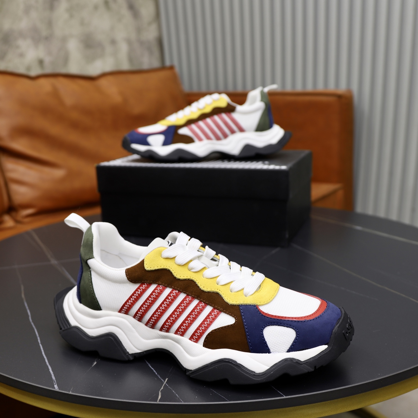 Dsquared2 Men's Fashion Sneakers - Premium Leather, Stylish & Comfortable 9 i1743955708799 7554 0 7