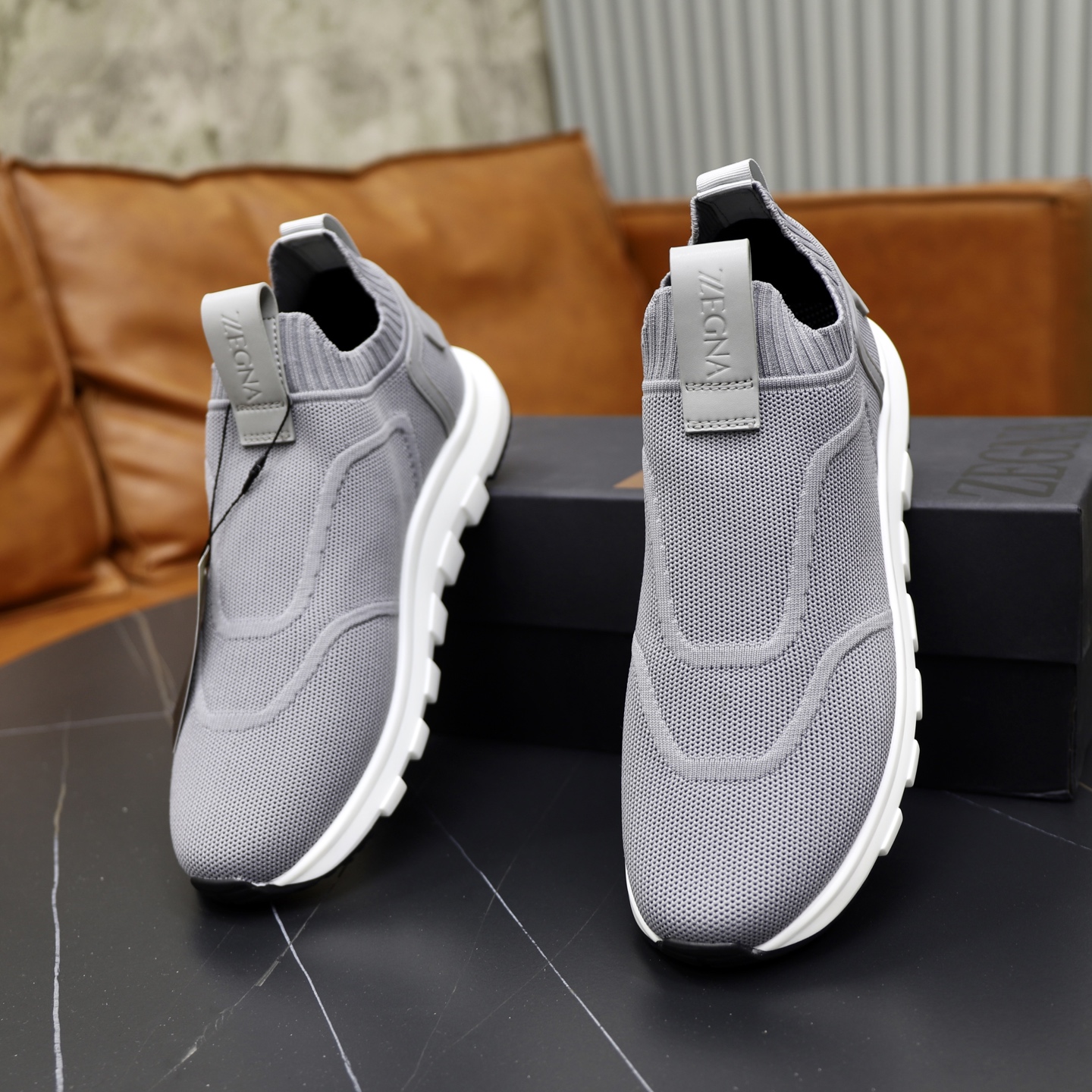 Zegna Men's High-End Knitted Sneakers - Ultimate Comfort and Style 7 i1744214696081 6917 0 5