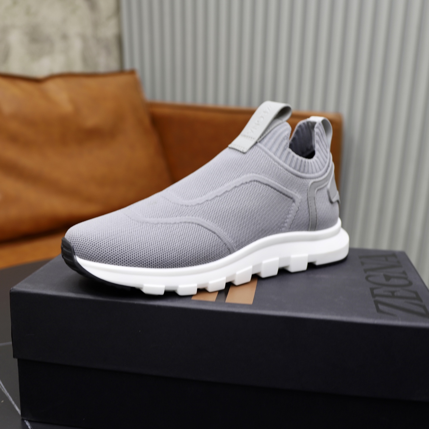 Zegna Men's High-End Knitted Sneakers - Ultimate Comfort and Style 5 i1744214696291 7615 0 3