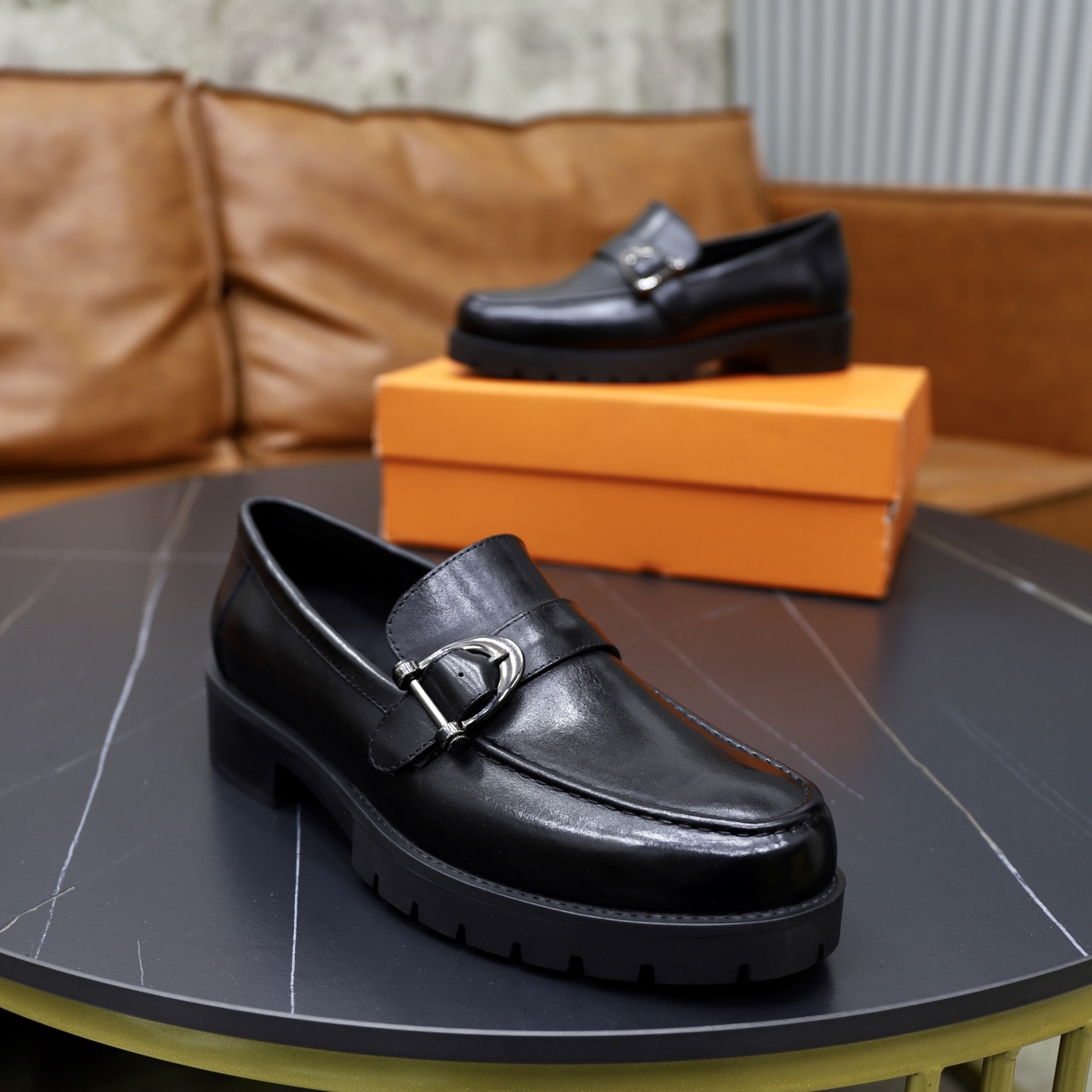 Hermes Men's Loafers - Original Leather, Comfortable & Luxurious Style 9 i1744473809543 270 0 7
