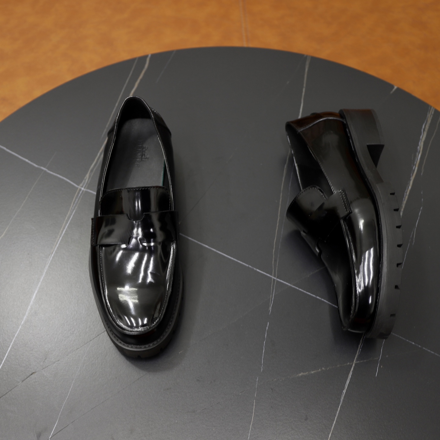 Hermes Men's Black Leather Loafers - Original Quality, Sizes 38-44 8 i1744473849209 3740 0 6