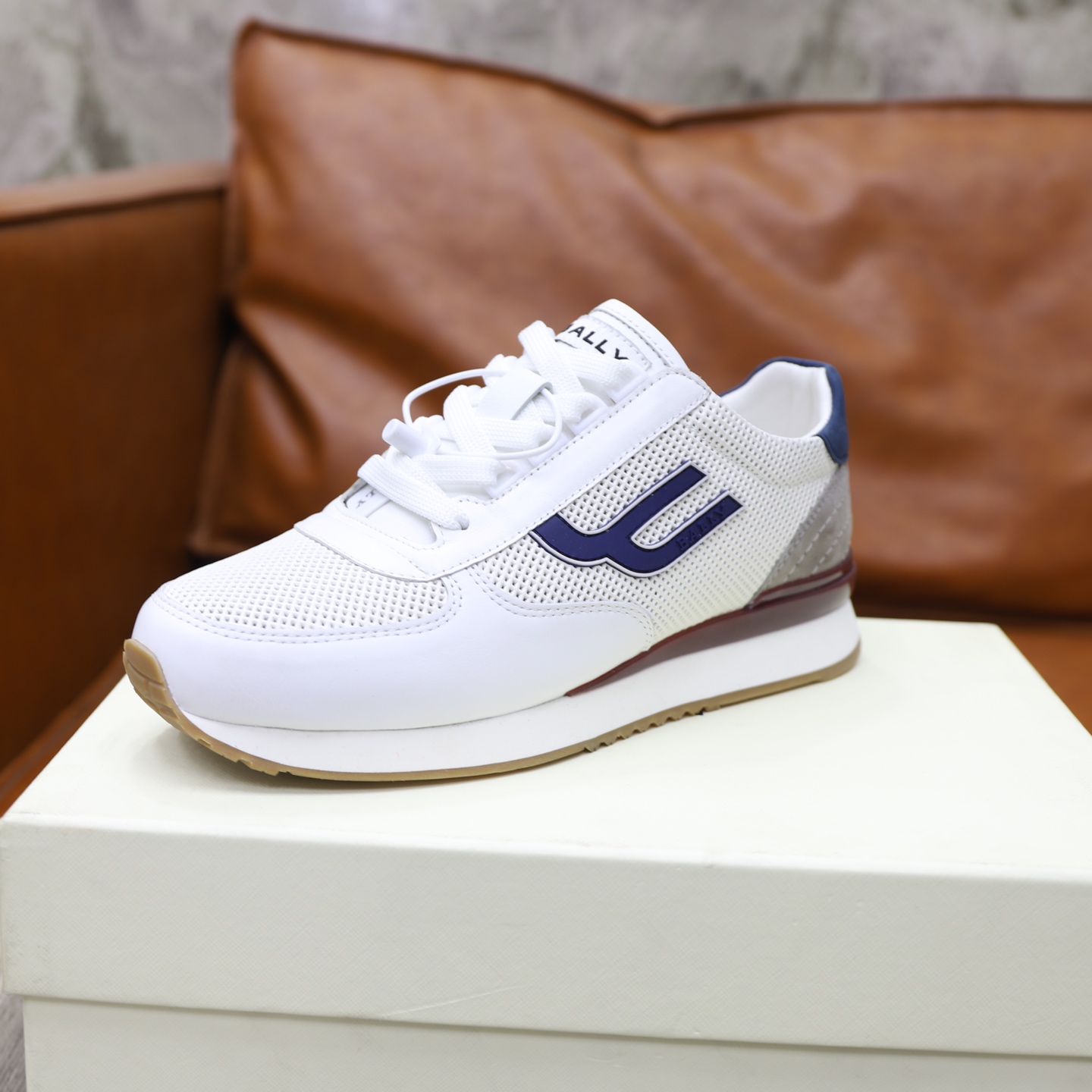 Bally Classic Men's Casual Sneakers - Nappa Leather, Striped Design 7 i1744820313761 1929 0 5