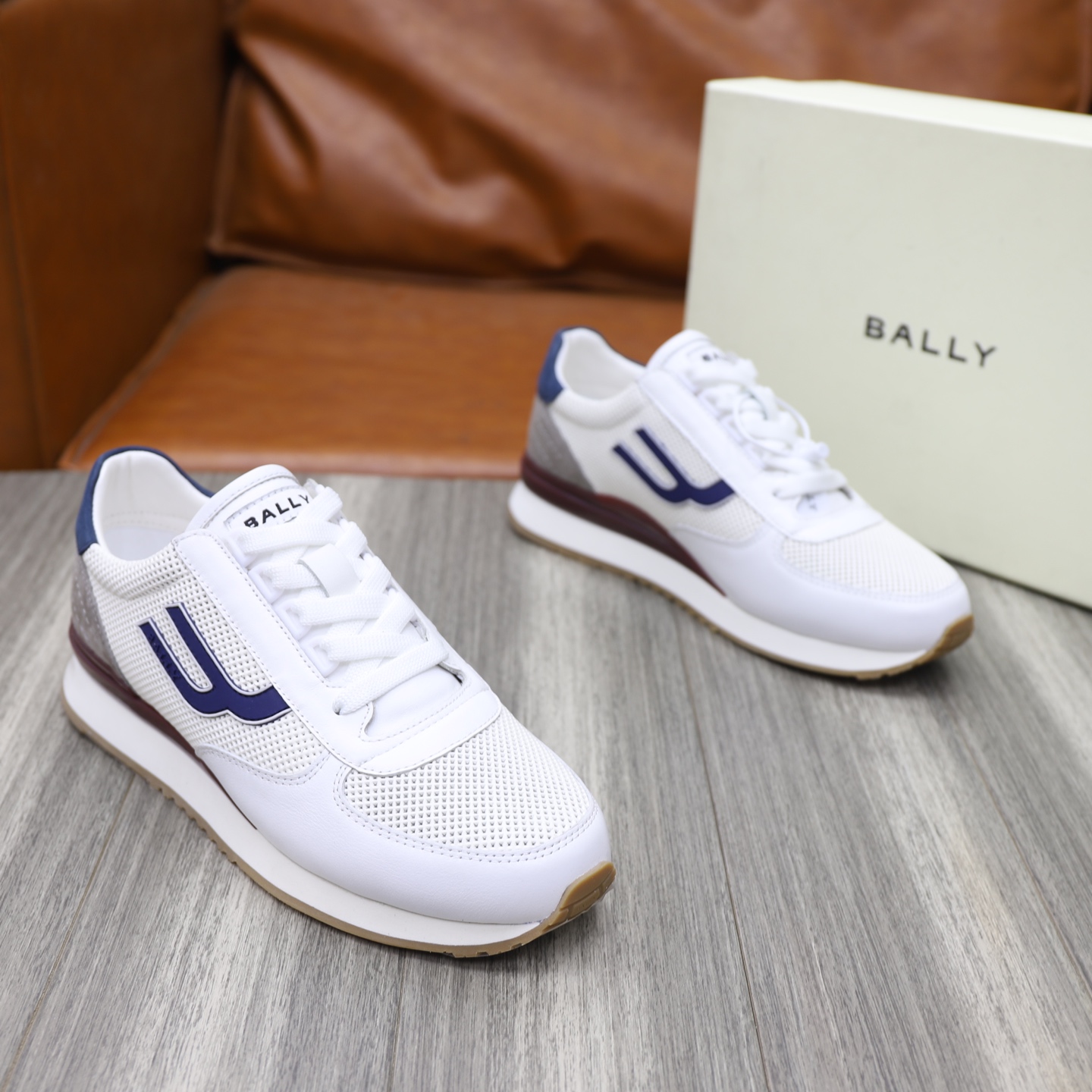Bally Classic Men's Casual Sneakers - Nappa Leather, Striped Design 5 i1744820314806 4588 0 3