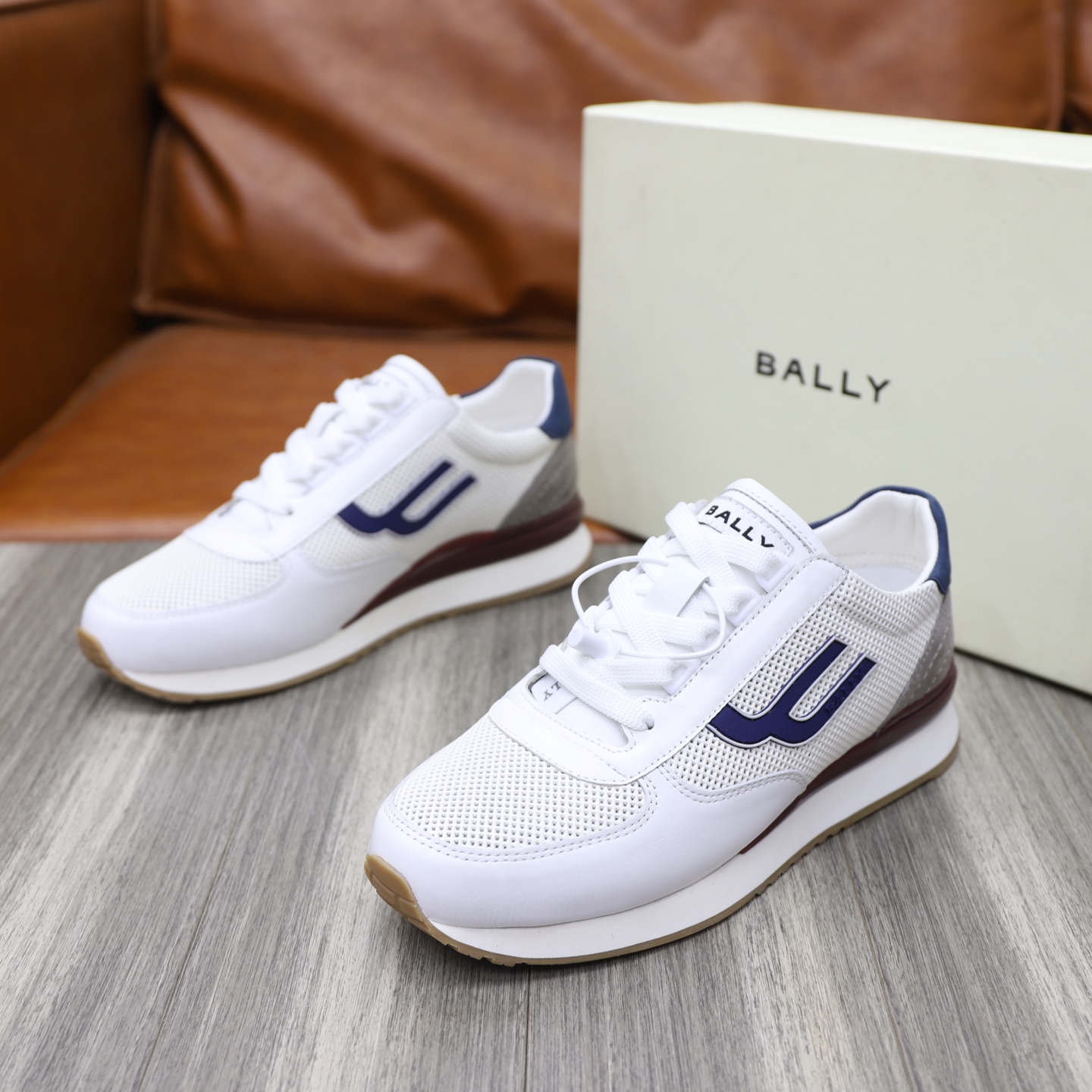 Bally Classic Men's Casual Sneakers - Nappa Leather, Striped Design 6 i1744820314813 2481 0 4