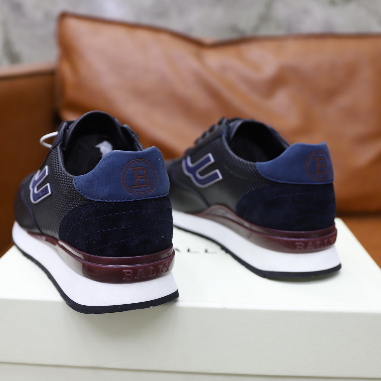 Bally Classic Casual Sneakers for Men - Nappa Leather, Comfortable Fit 8 i1744820345175 720 0 6