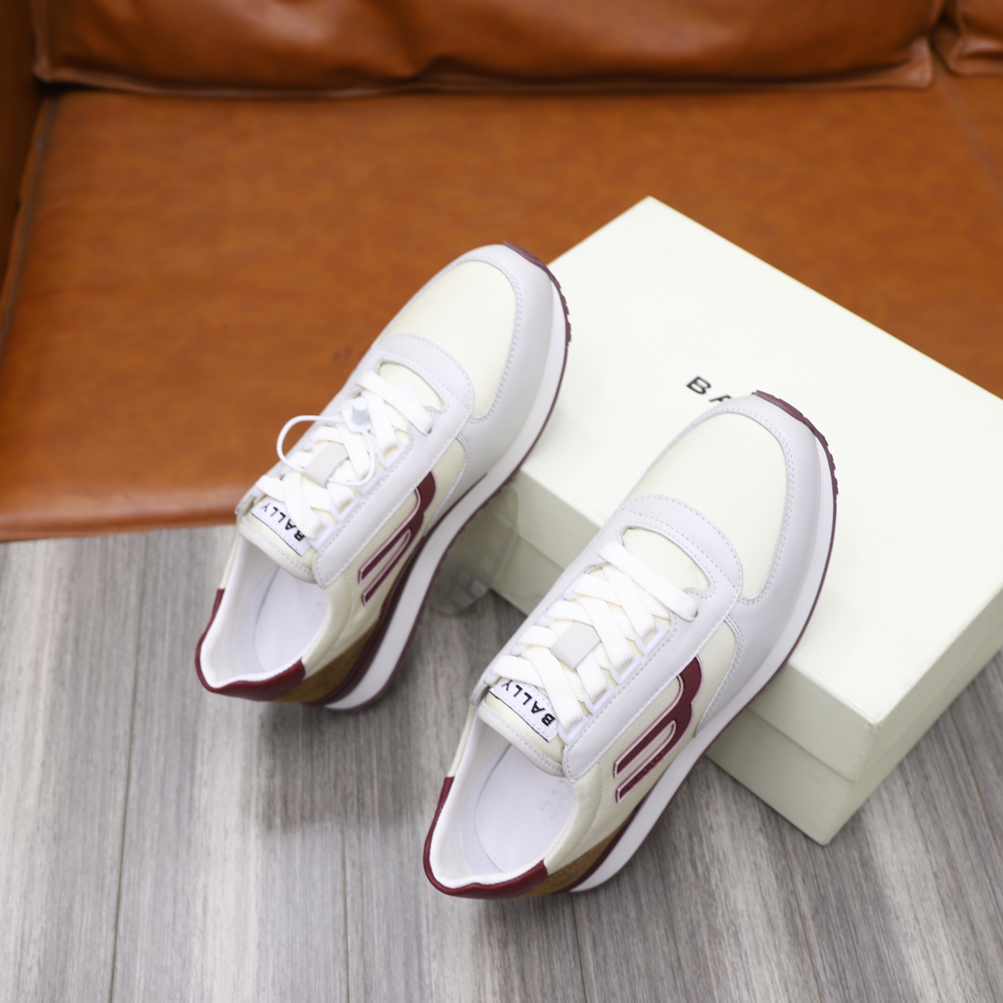 Bally Classic Men's Leather Sneakers, Comfortable & Durable, Size 39-44 10 i1744820408783 5433 0 8