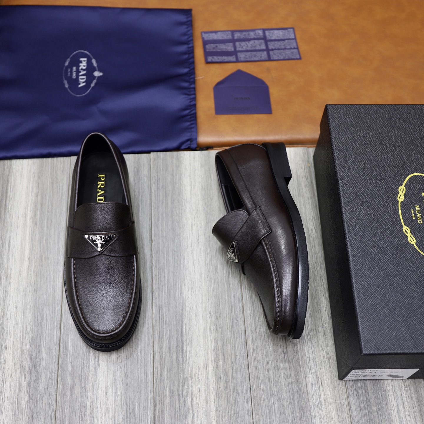 Prada Men's Leather Loafers - Premium Quality, Classic Style, Sizes 38-44 4 i1745165888158 4103 0 2