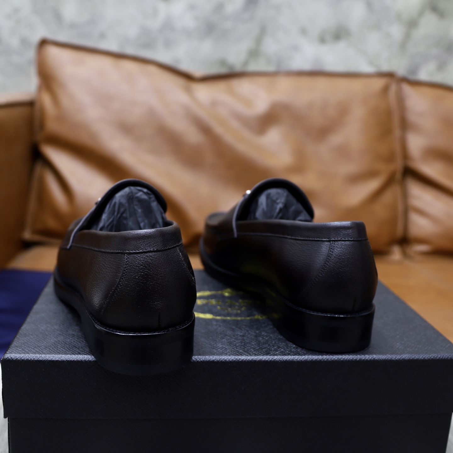 Prada Men's Leather Loafers - Premium Quality, Classic Style, Sizes 38-44 8 i1745165888162 3136 0 6