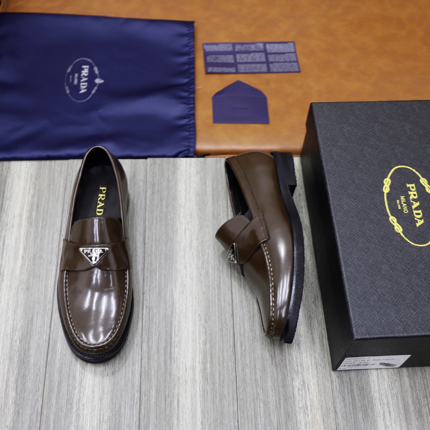 Prada Men's Leather Loafers - Premium Italian Craftsmanship 3 i1745165904589 7785 0 1