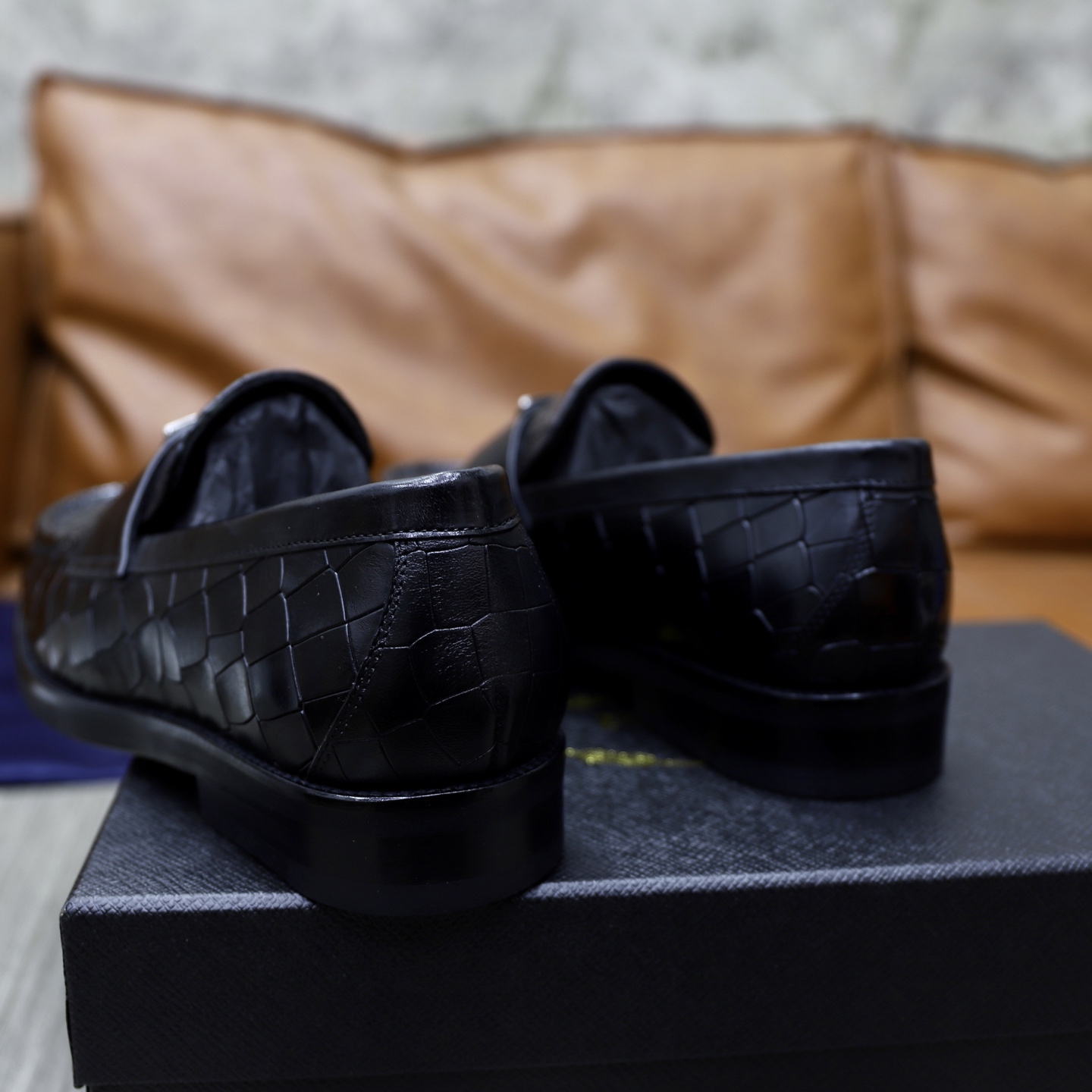 Prada Men's Black Leather Loafers - Premium Quality, Sizes 38-44 8 i1745166022168 5719 0 6