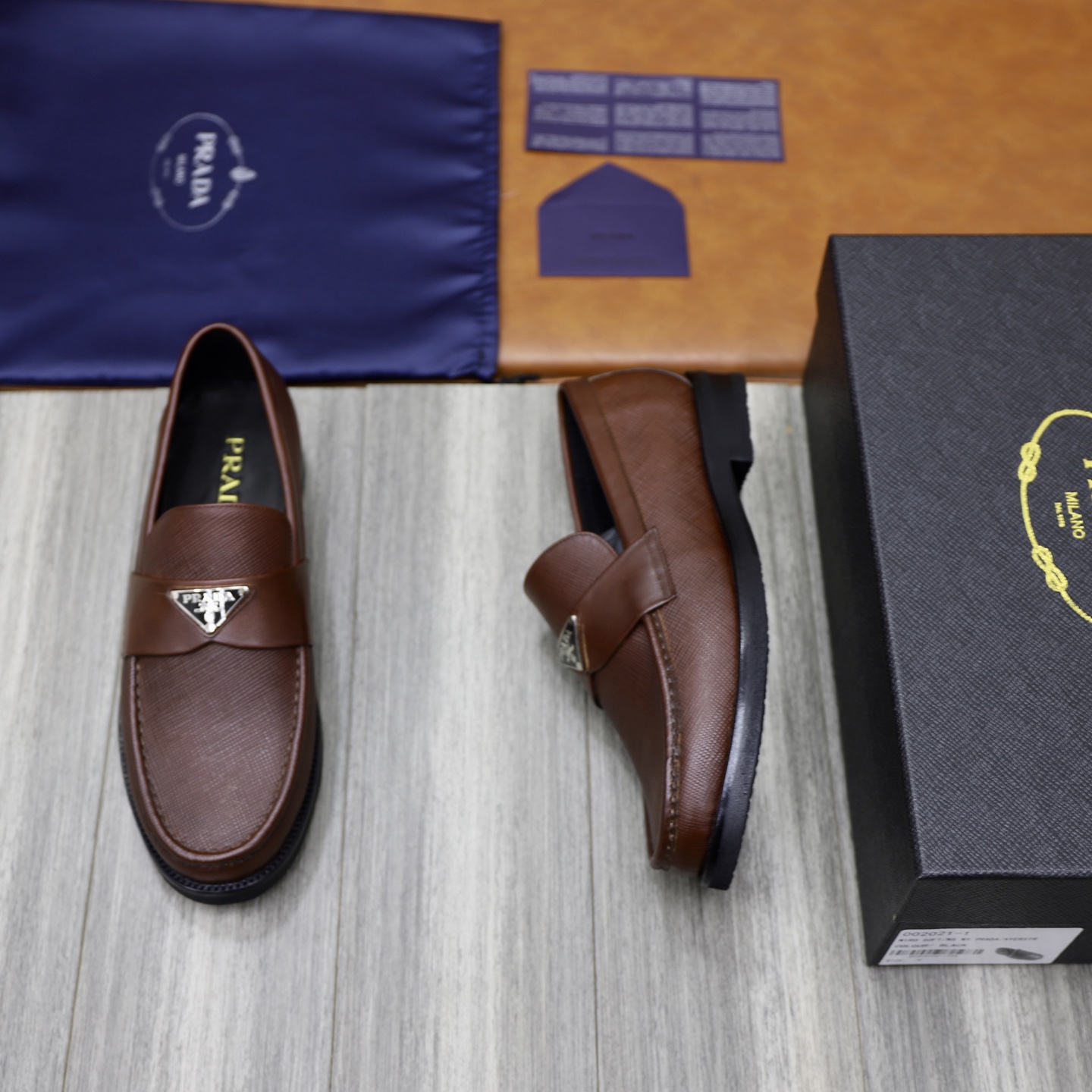Prada Men's Leather Loafers - Premium Quality, Comfortable Fit 3 i1745166075280 9056 0 1