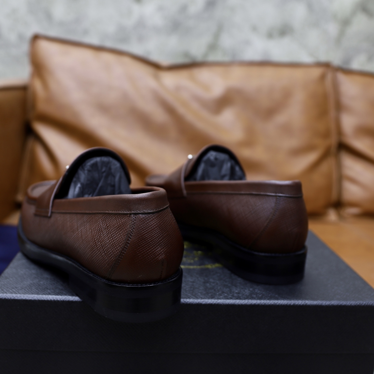 Prada Men's Leather Loafers - Premium Quality, Comfortable Fit 8 i1745166075337 2801 0 6
