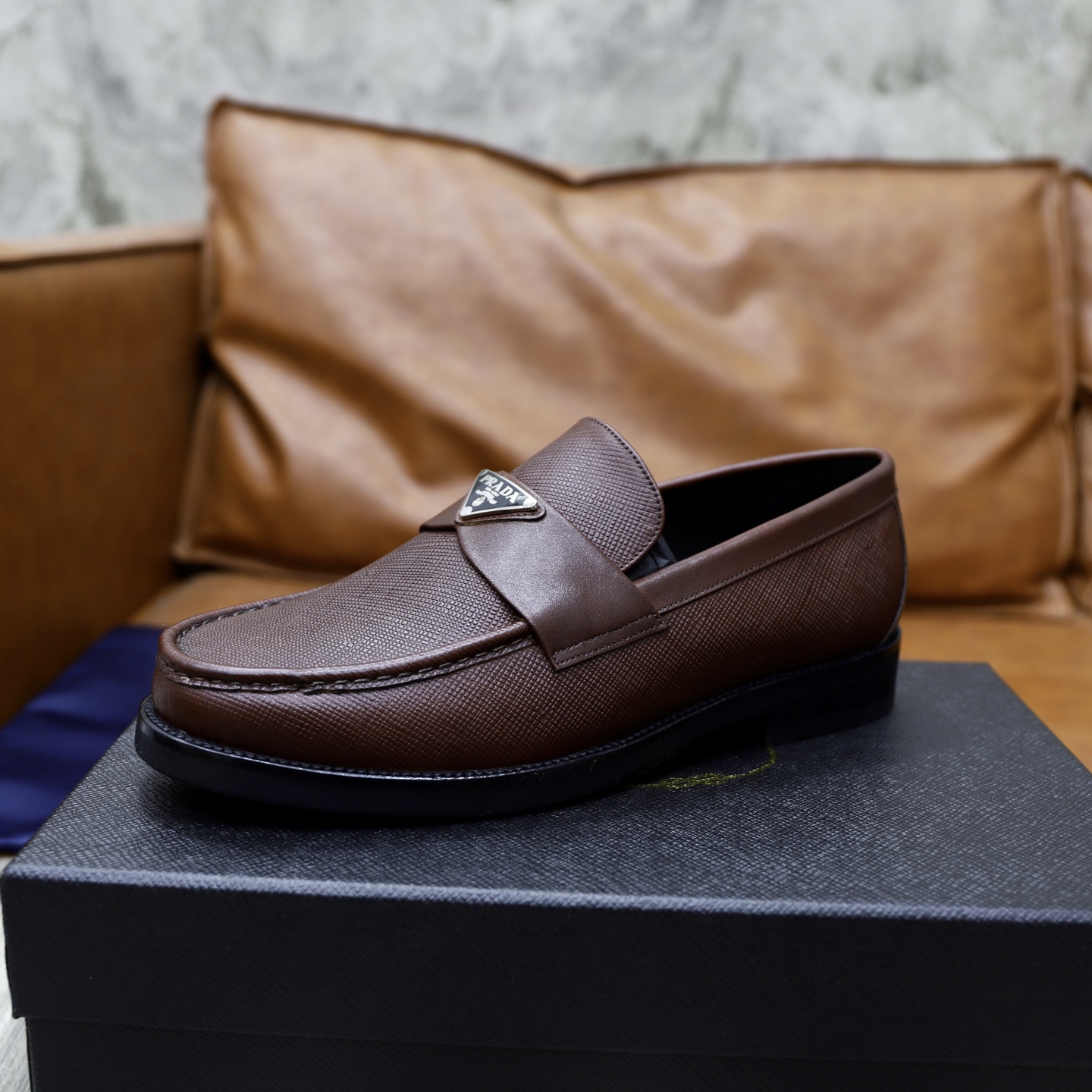Prada Men's Leather Loafers - Premium Quality, Comfortable Fit 7 i1745166076404 2227 0 5