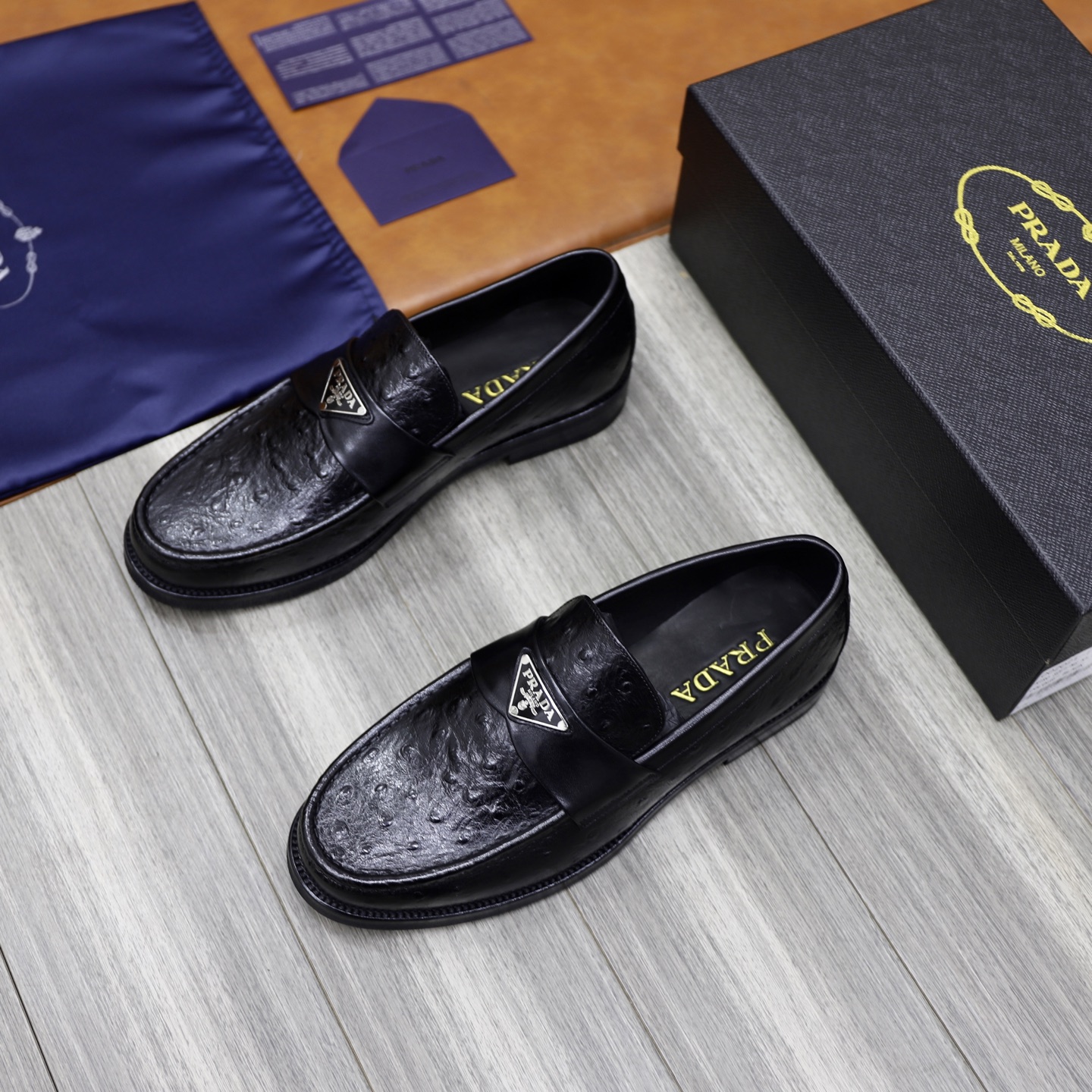 Prada Men's Leather Loafers - Premium Quality, Comfortable Fit (Sizes 38-44) 4 i1745166118178 8276 0 2